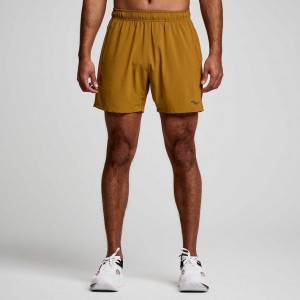 Short Saucony Outpace 5" Hombre Marrones | COLOMBIA-LMWS