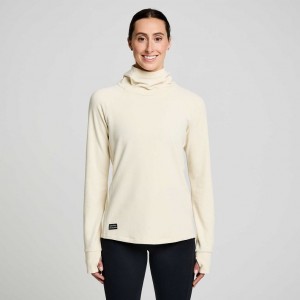 Sudadera con Capucha Saucony Triumph Tunic Mujer Beige | COLOMBIA-OGMK