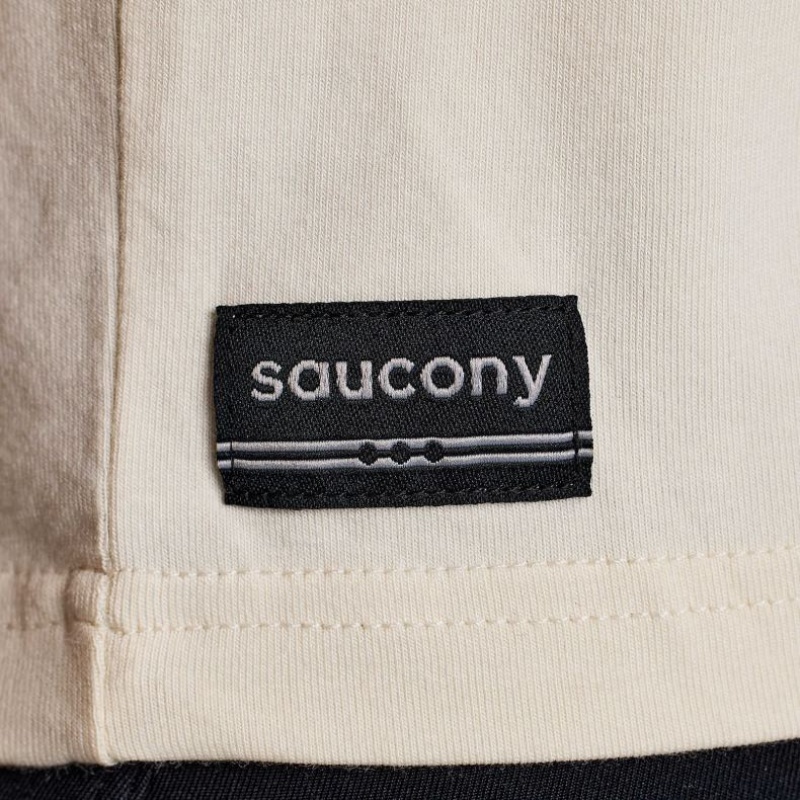 Camiseta Saucony Recovery Boxy Mujer Blancas | COLOMBIA-VQKX