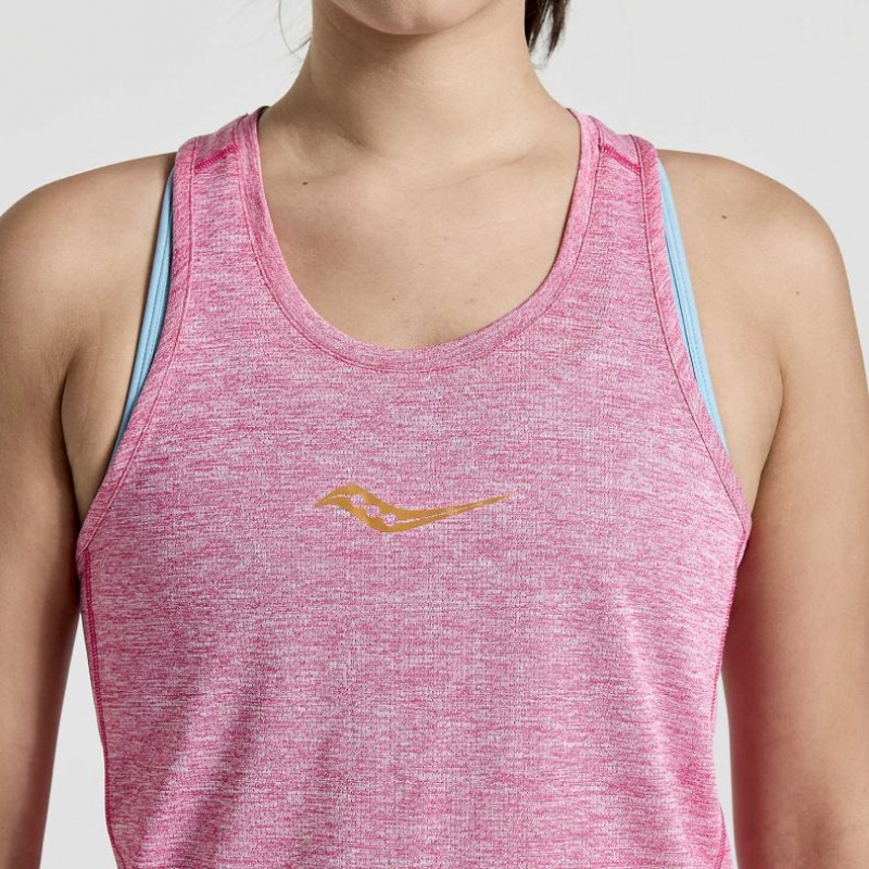 Camiseta Tirantes Saucony Stopwatch Mujer Moradas | COLOMBIA-OMDZ