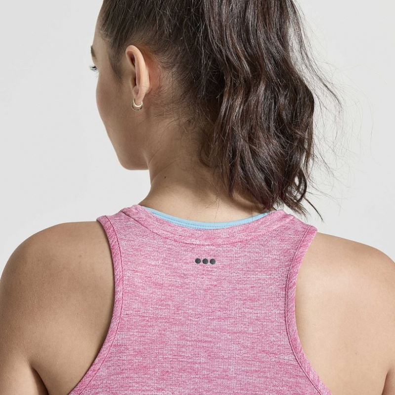 Camiseta Tirantes Saucony Stopwatch Mujer Moradas | COLOMBIA-OMDZ