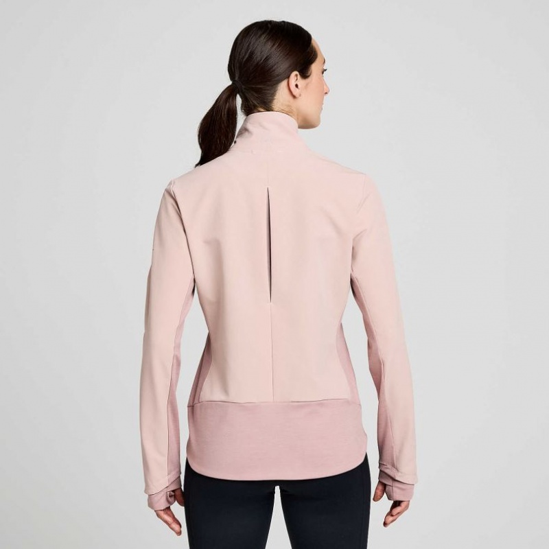 Chaqueta Saucony Triumph Mujer Rosas | COLOMBIA-MXIU