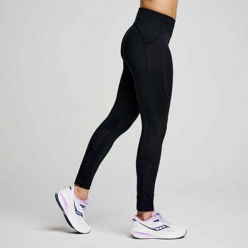Mallas Saucony Runshield Mujer Negras | COLOMBIA-NOUY