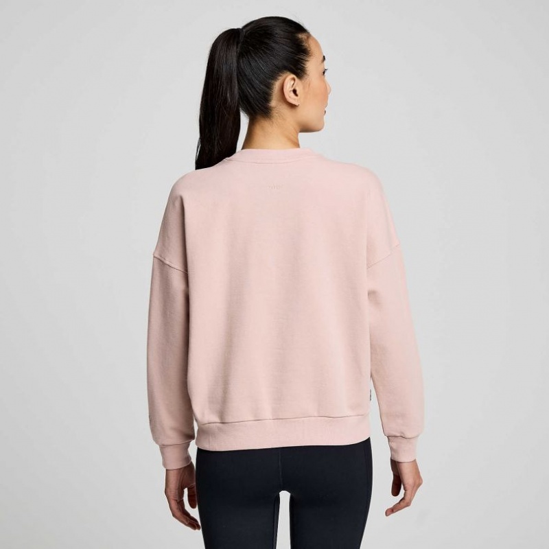 Sudadera Saucony Recovery Crew Mujer Rosas | COLOMBIA-VSTB