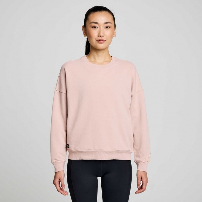 Sudadera Saucony Recovery Crew Mujer Rosas | COLOMBIA-VSTB