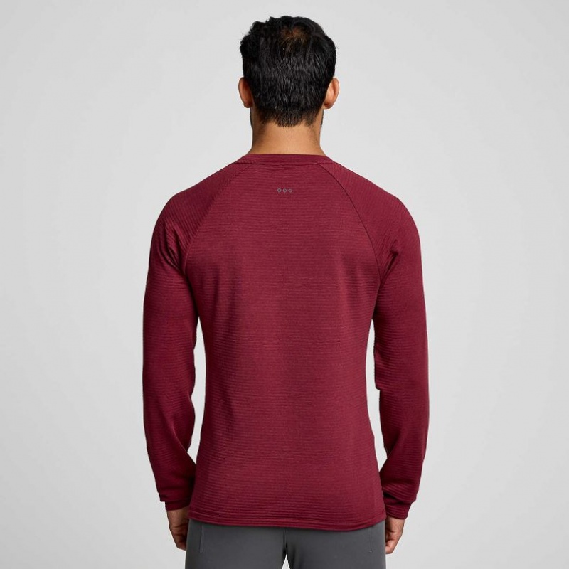 Sudadera Saucony Triumph 3D Crew Hombre Rojas | COLOMBIA-MSLW