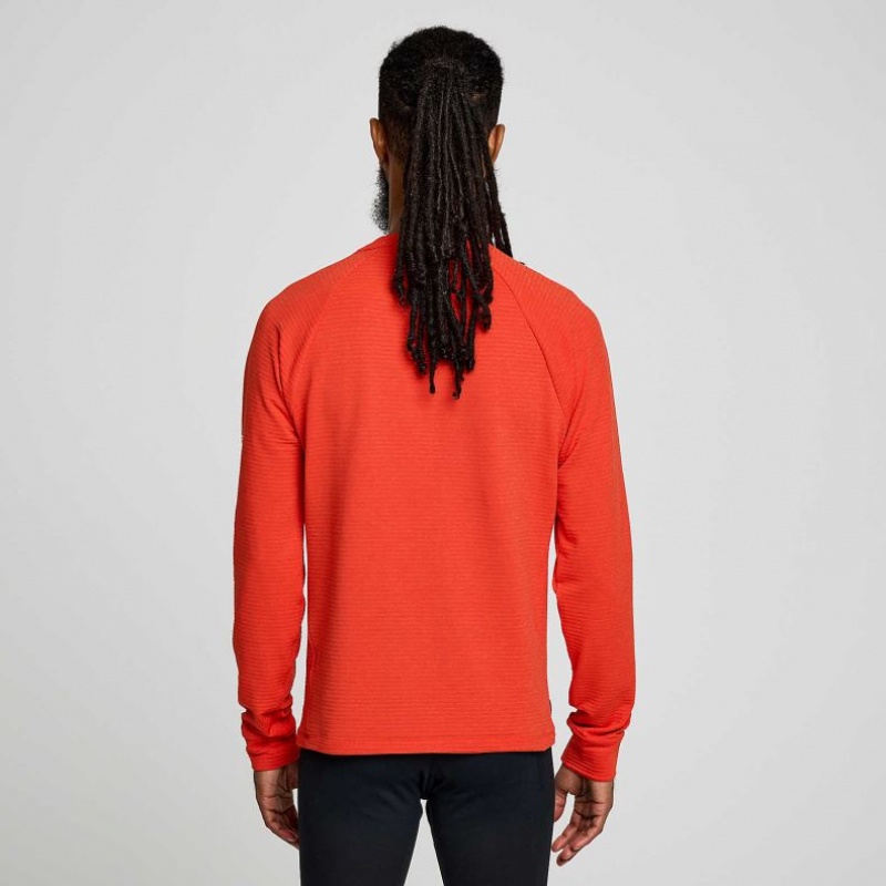 Sudadera Saucony Triumph 3D Crew Hombre Naranjas | COLOMBIA-DJIF