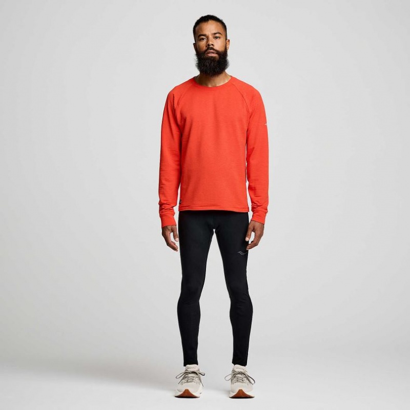 Sudadera Saucony Triumph 3D Crew Hombre Naranjas | COLOMBIA-DJIF