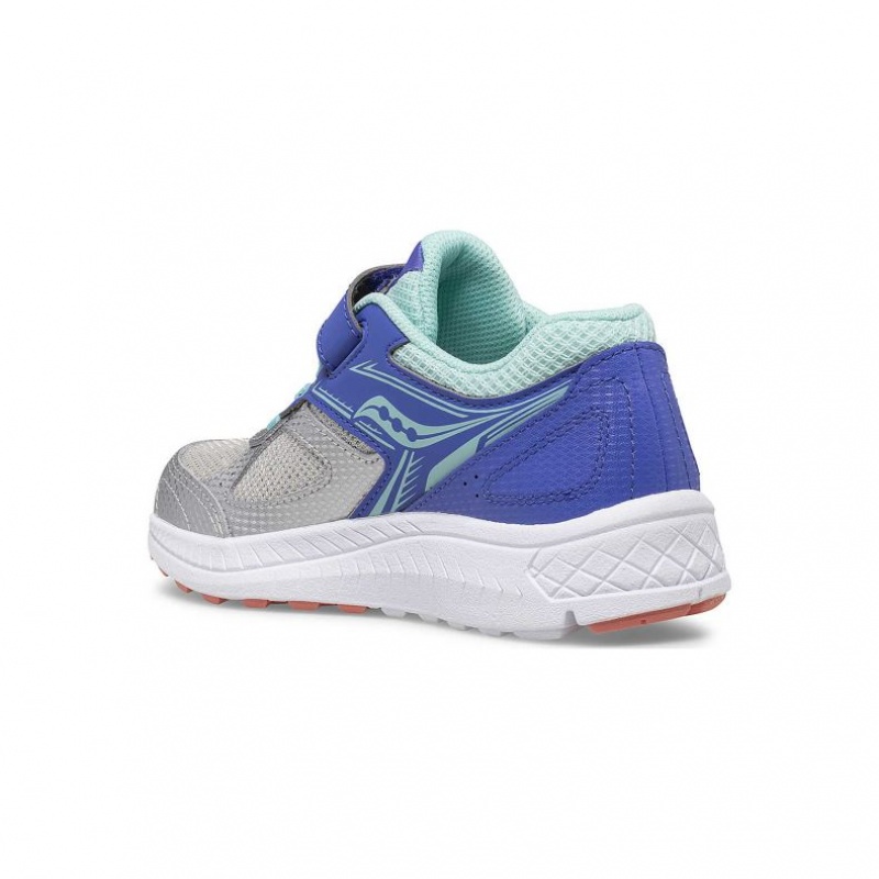 Tenis Saucony Cohesion 14 A/C Niño Grande Plateadas | COLOMBIA-OYHR