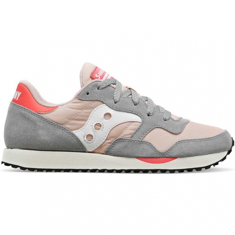 Tenis Saucony DXN Mujer Gris Rosas | COLOMBIA-ABDW