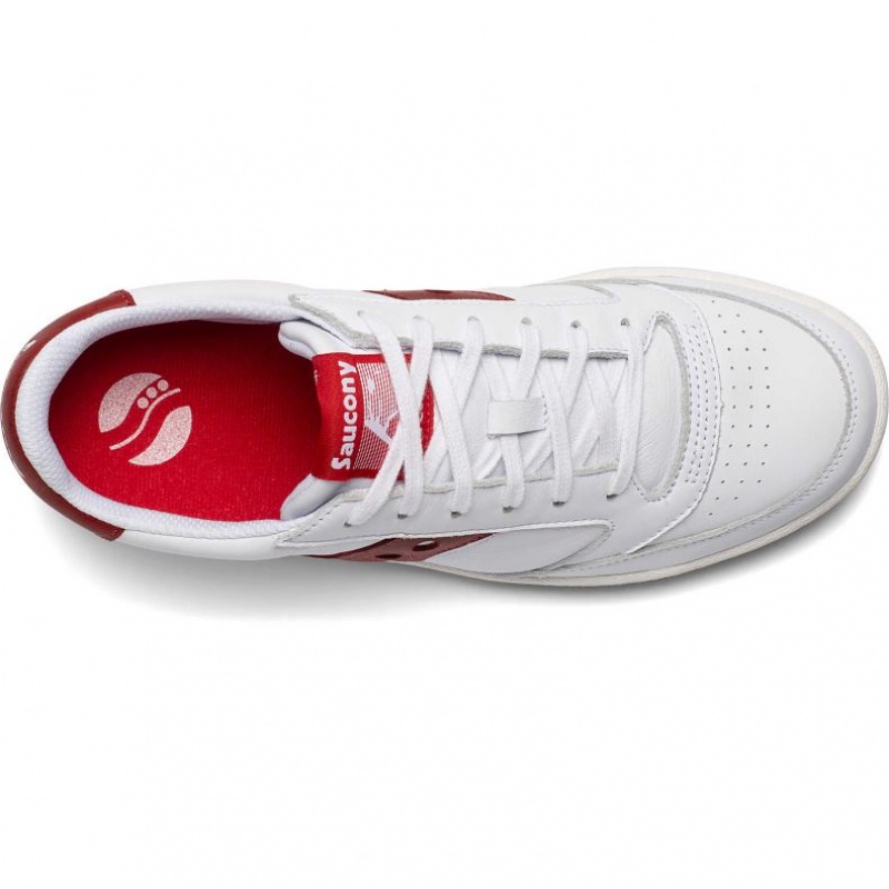 Tenis Saucony Jazz Court Hombre Blancas Rojas | COLOMBIA-LHGK