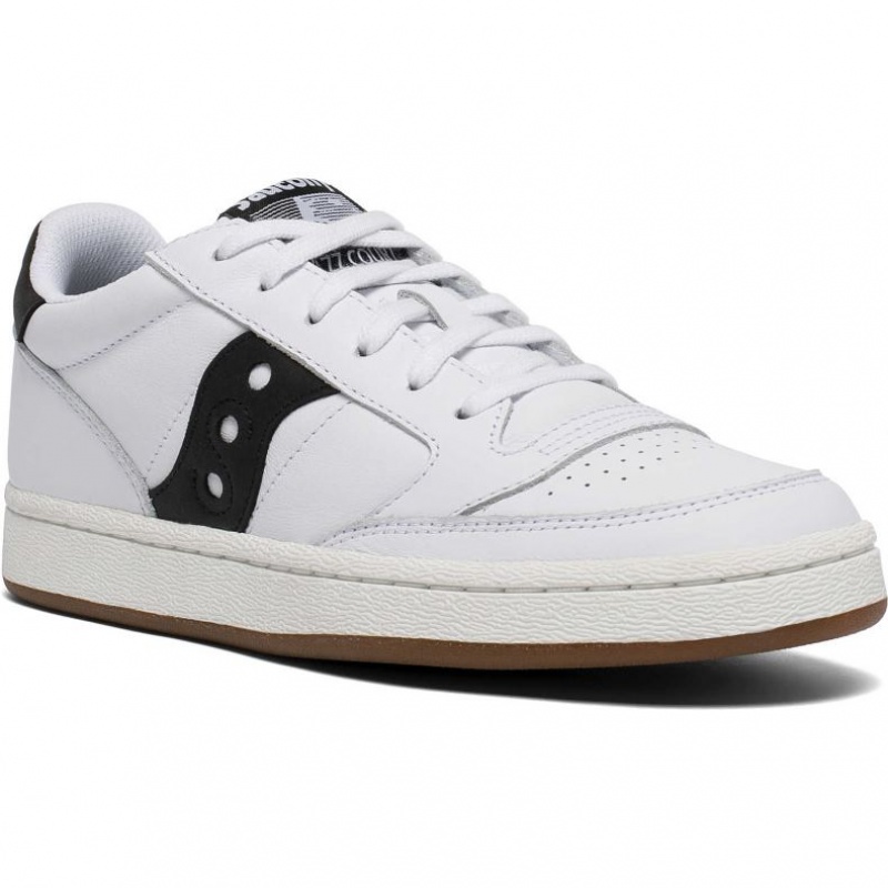 Tenis Saucony Jazz Court Hombre Blancas Negras | COLOMBIA-FNHM
