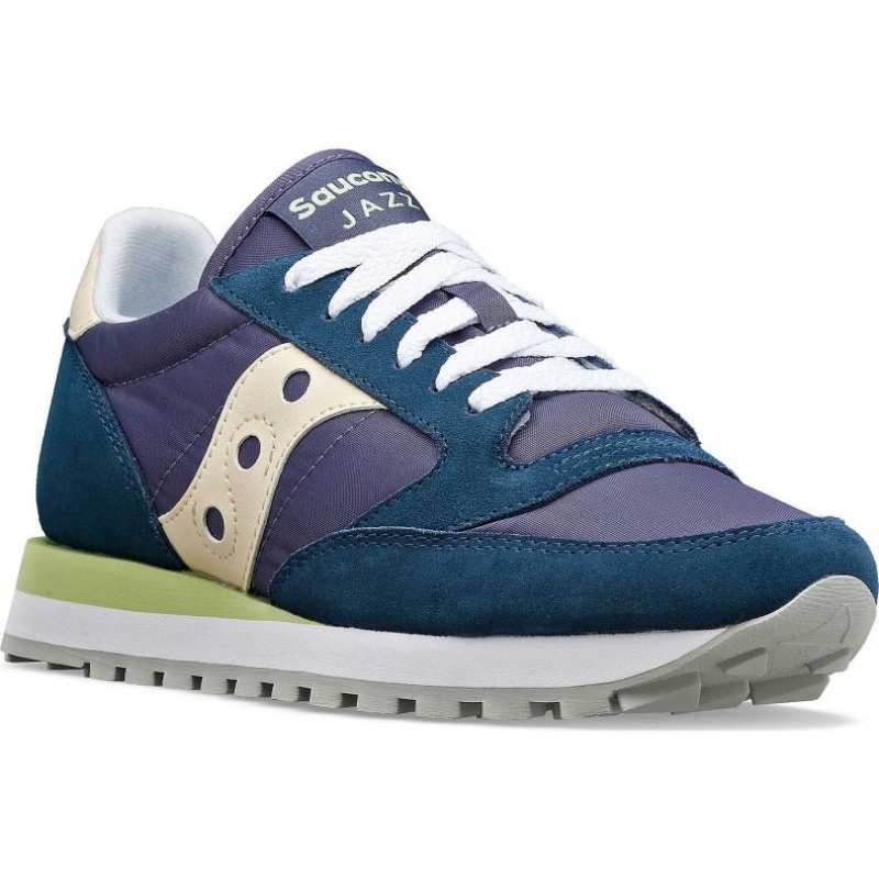 Tenis Saucony Jazz Original Mujer Azul Marino | COLOMBIA-EOLU