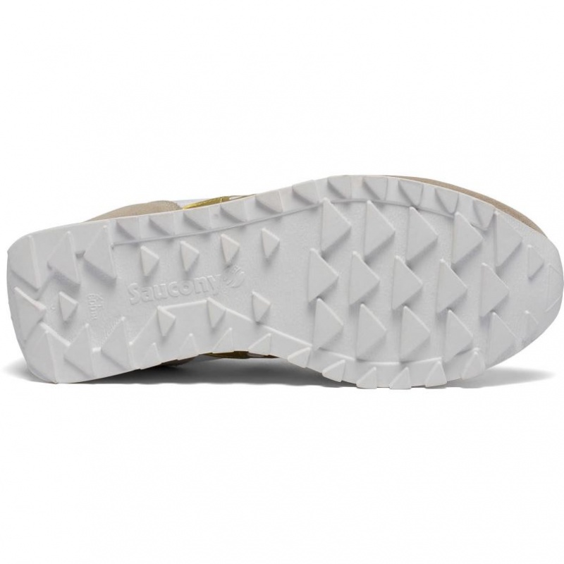 Tenis Saucony Jazz Original Mujer Blancas Beige Doradas | COLOMBIA-IHZU