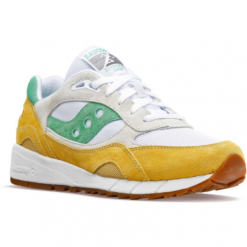 Tenis Saucony Shadow 6000 Hombre Blancas Amarillo Verde | COLOMBIA-FEAP