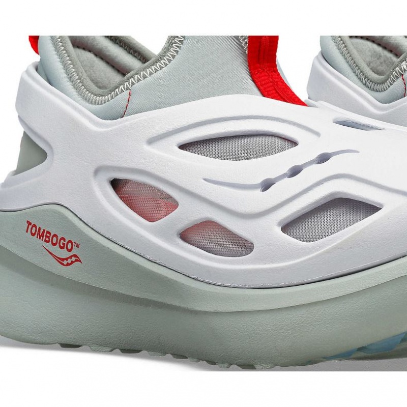 Tenis Saucony TOMBOGO™ x Butterfly Hombre Blancas Verde Menta | COLOMBIA-ROTG