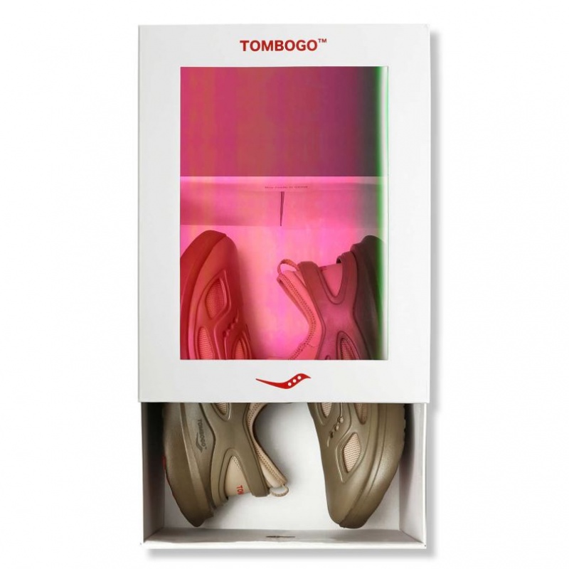 Tenis Saucony TOMBOGO™ x Butterfly Hombre Marrones | COLOMBIA-ABDI