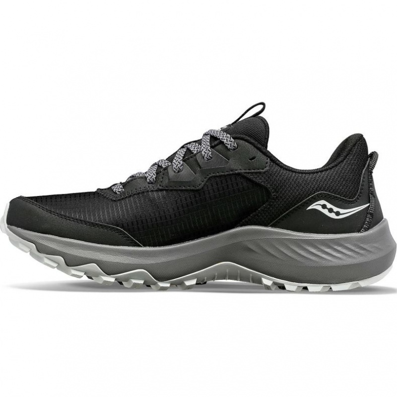 Tenis Trail Running Saucony Aura TR Hombre Negras | COLOMBIA-IDYU