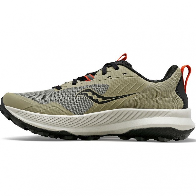 Tenis Trail Running Saucony Blaze TR Hombre Verde Oliva | COLOMBIA-PFXM
