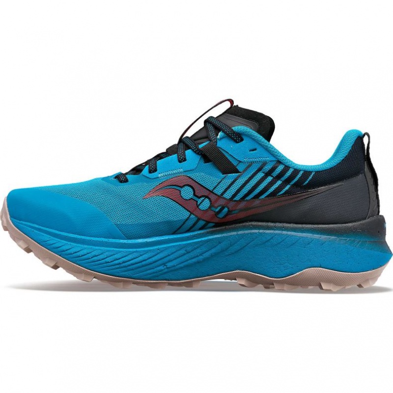 Tenis Trail Running Saucony Endorphin Edge Hombre Azules | COLOMBIA-KSBI