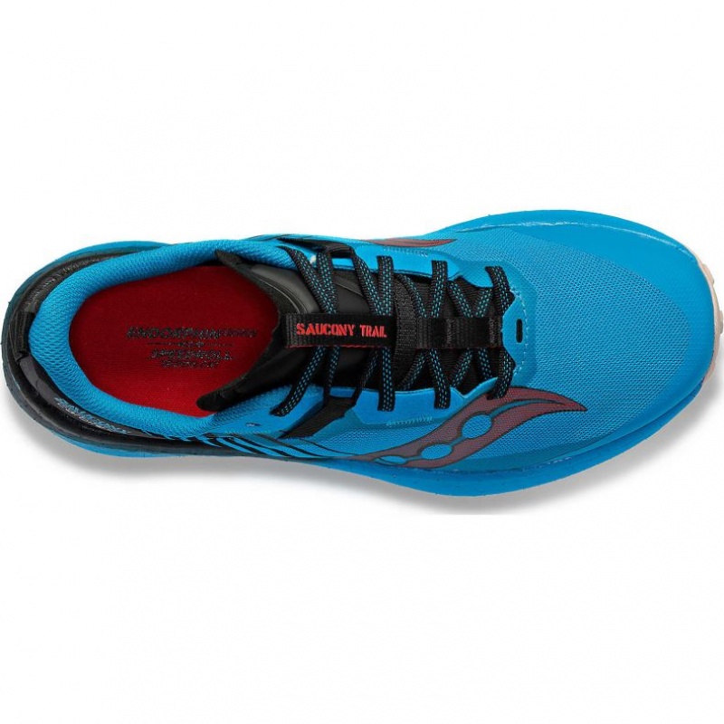 Tenis Trail Running Saucony Endorphin Edge Hombre Azules | COLOMBIA-KSBI