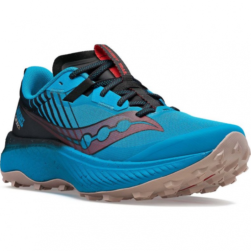 Tenis Trail Running Saucony Endorphin Edge Hombre Azules | COLOMBIA-KSBI