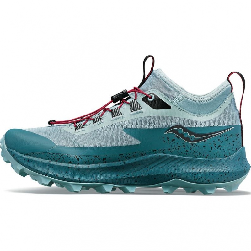 Tenis Trail Running Saucony Peregrine 13 ST Mujer Turquesa | COLOMBIA-YZNB