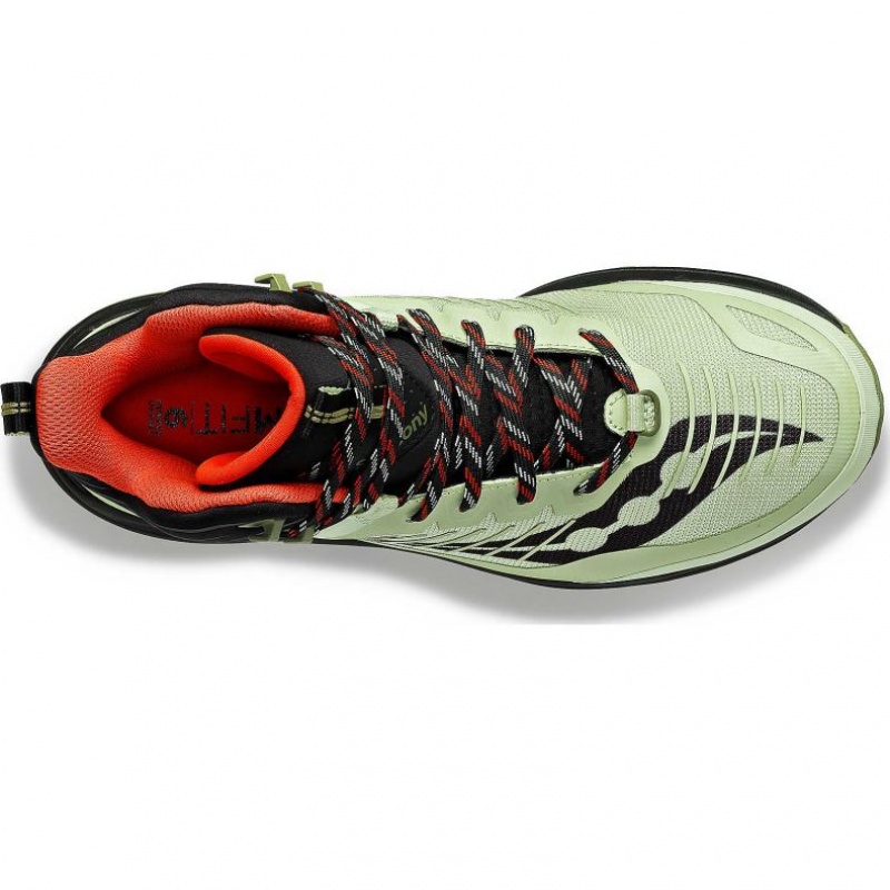 Tenis Trail Running Saucony Ultra Ridge GTX Hombre Verde Menta | COLOMBIA-OLHR