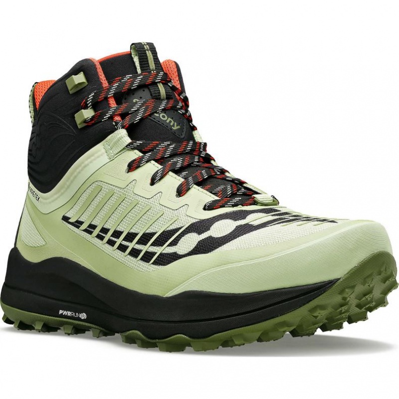 Tenis Trail Running Saucony Ultra Ridge GTX Hombre Verde Menta | COLOMBIA-OLHR