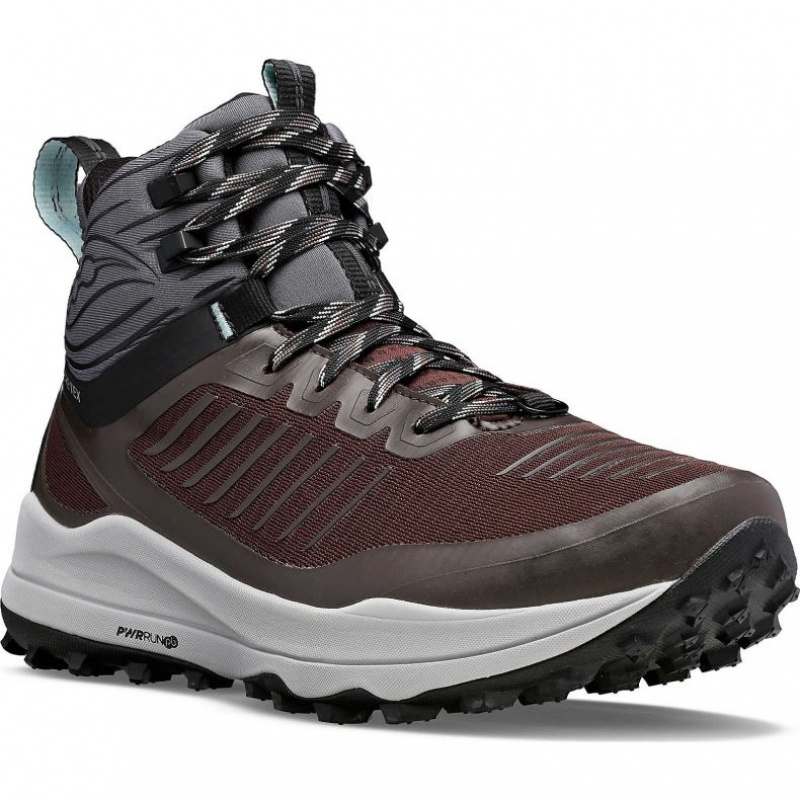 Tenis Trail Running Saucony Ultra Ridge GTX Mujer Marrones | COLOMBIA-NVYT