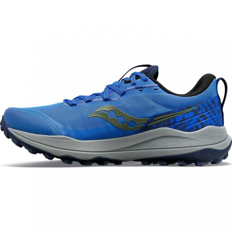 Tenis Trail Running Saucony Xodus Ultra 2 Hombre Azules | COLOMBIA-UKEA
