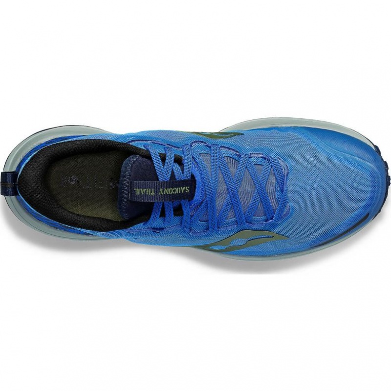 Tenis Trail Running Saucony Xodus Ultra 2 Hombre Azules | COLOMBIA-UKEA
