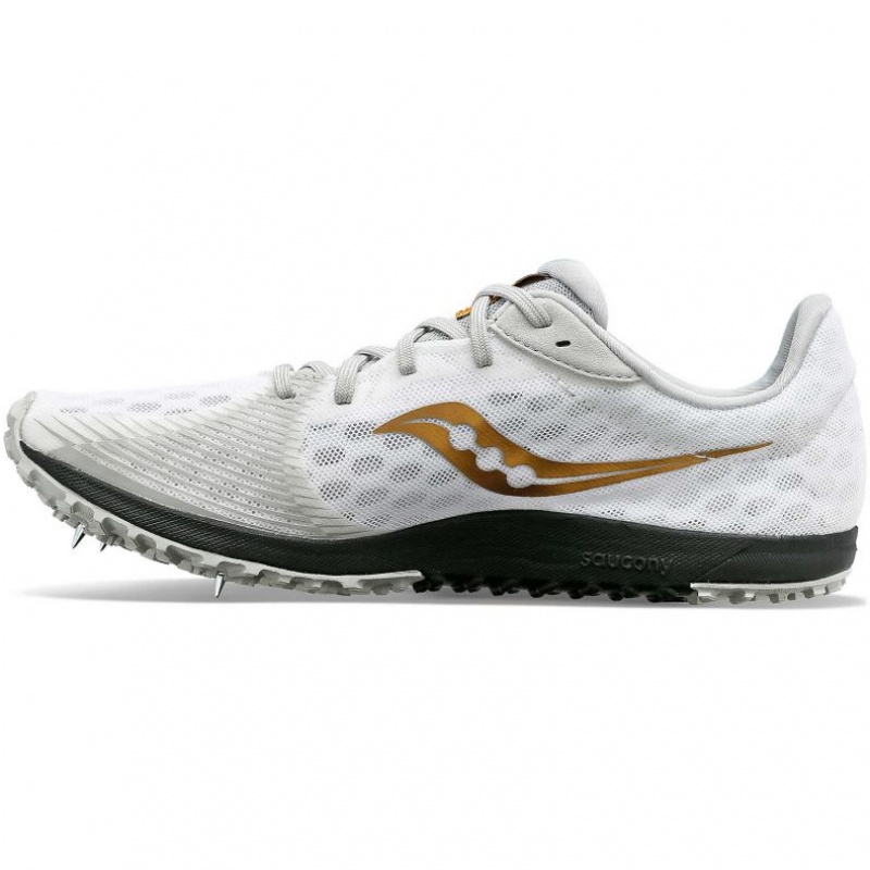 Tenis de Clavos Atletismo Saucony Kilkenny XC9 Hombre Blancas | COLOMBIA-VDNJ