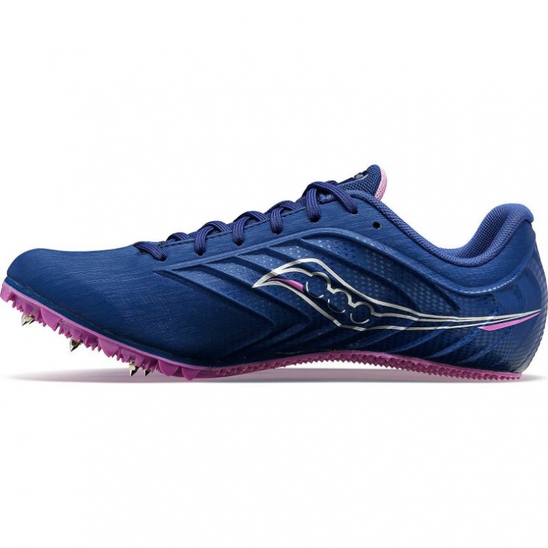 Tenis de Clavos Atletismo Saucony Spitfire 5 Mujer Indigo | COLOMBIA-HKCL