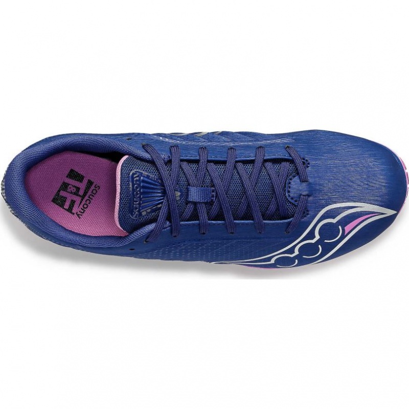 Tenis de Clavos Atletismo Saucony Spitfire 5 Mujer Indigo | COLOMBIA-HKCL